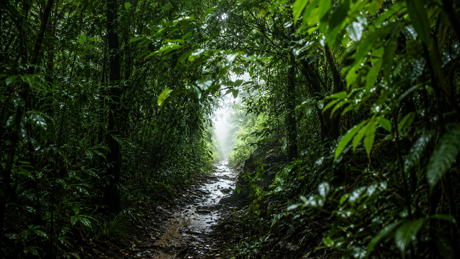 Tropical rainforest inside Silent Valley National Park